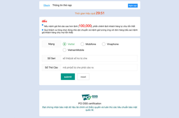 Các Bước Nạp Tiền NN88 Cực Nhanh Cho Bet Thủ