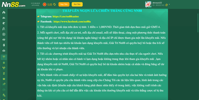 Điểm Danh Một Số Khuyến Mãi Nn88 Siêu Hot Gần Đây